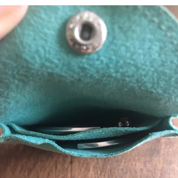 Tiffany sterling hoops - Picture 2 of 8